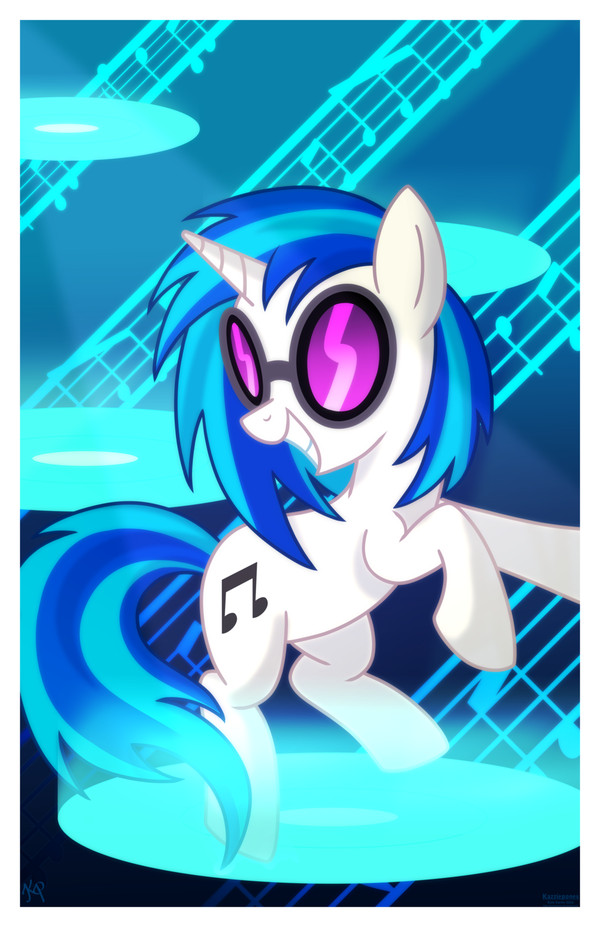 Vinyl's Vinyls? - My Little Pony, PonyArt, Vinyl Scratch