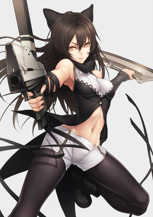 Blake Belladonna Anime Art, RWBY, ,  , Blake Belladonna