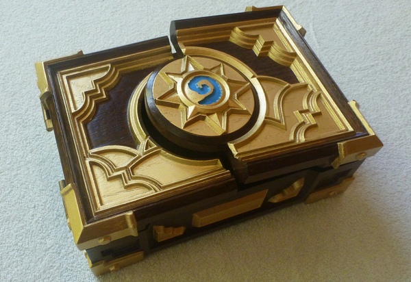 Hearthstone box replica mini. Резная хартстоун шкатулка мини версия из дуба Hearthstone, Box, Шкатулка, Replica, Дуб, Резьба, Длиннопост