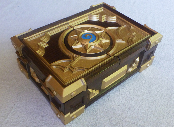 Hearthstone box replica mini. Резная хартстоун шкатулка мини версия из дуба Hearthstone, Box, Шкатулка, Replica, Дуб, Резьба, Длиннопост