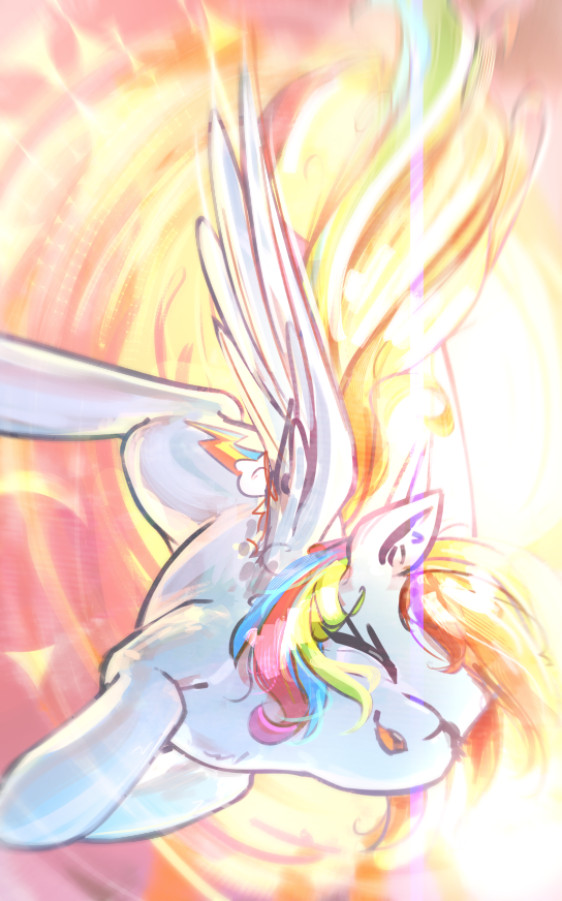 This Bright Flash - My Little Pony, PonyArt, Rainbow Dash, Mirroredsea