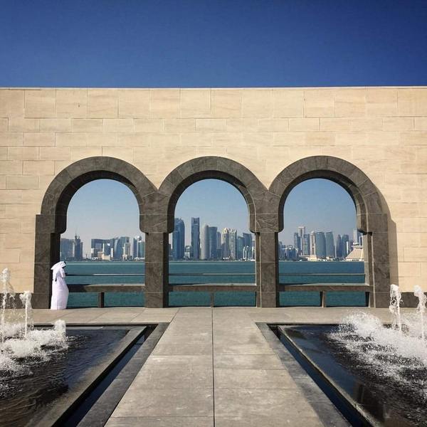 Qatar Museum of Islamic Art - Reddit, Museum, Arch, Fountain, The photo, Qatar