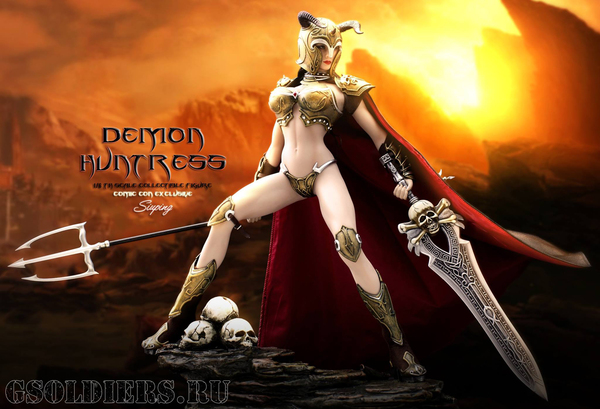 Another hot figurine - Demon huntress - Gsoldiers, Collection, Figurine, Huntress, Demon, The photo, Girls, Beautiful girl, Longpost, Figurines, , Collectible figurines