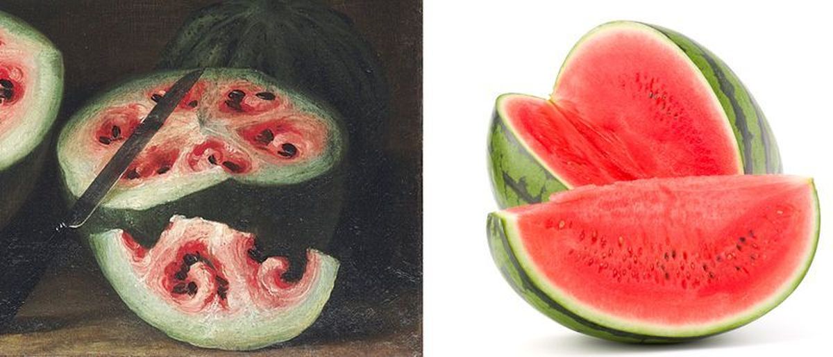 Watermelon перевод. Джованни Станчи Арбуз. Арбуз 200 лет назад. Арбуз 19 века. Картина Джованни арбузы.