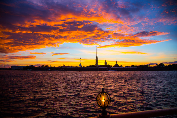 Riding a boat on the Neva on white nights - Longpost, Scarlet Sails, Peter-Pavel's Fortress, Neva, Saint Petersburg, My