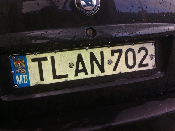 Now it won't fall off... I hope... - My, Car plate numbers, Страховка, Studs