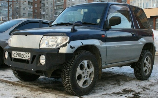 Обвес на Pajero Io - Моё, Pajero Pinin, Mitsubishi Pajero, Обвес, Молдинг