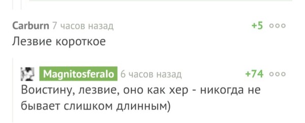 Комментарии пикабу - Комментарии, Комментарии на Пикабу, Нож, Ножны