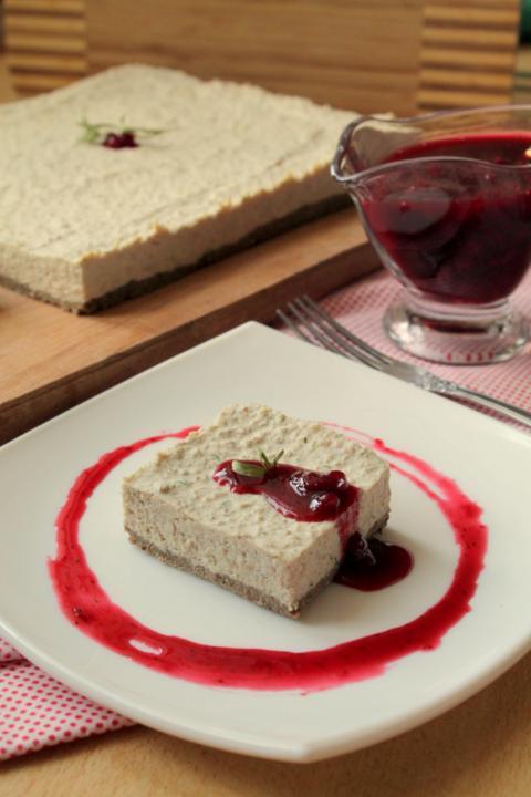 Meat cheesecake with lingonberry sauce - Recipe, Food, Meat, Longpost