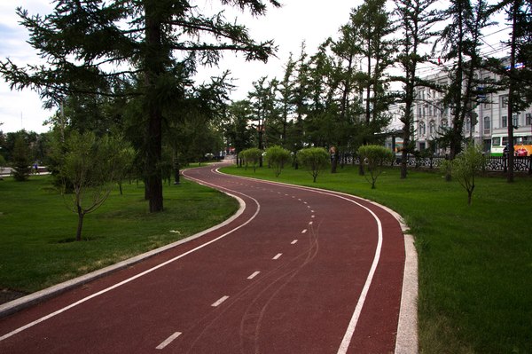 When you run on a treadmill, imagine that you are running away from Omsk. It's easier. - Omsk, , , , Don't try to leave Omsk