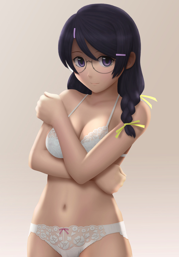 If the rebellion is not suppressed, it must be led) - NSFW, Anime, Anime art, Hanekawa tsubasa, Art, Monogatari series, Pantsu