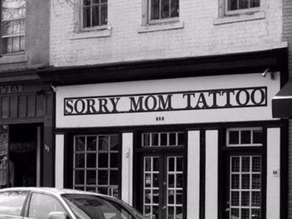 Tattoo parlor SORRY, MAM - Tattoo, Mum