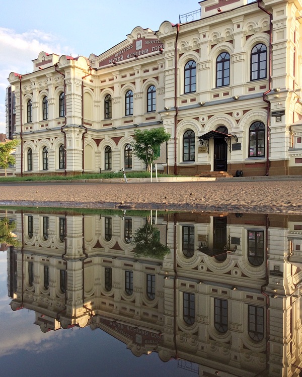 Reflections of Irkutsk Facades - Irkutsk, , Russia, , Moscow, Instagram, Reflection