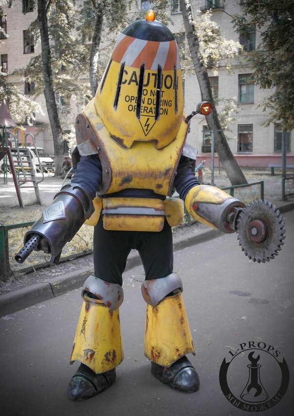 Protectron cosplay - My, , Larporatory, Fallout, Fallout 4, Cosplay, Costume, Robot