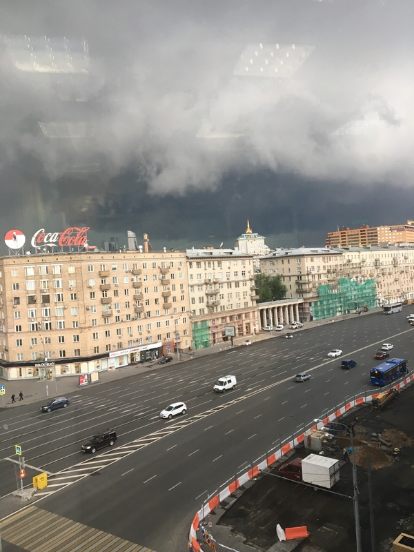 Meanwhile in Moscow - My, Longpost, Hurricane, Rain, Ministry of Emergency Situations, Thunderstorm, Moscow