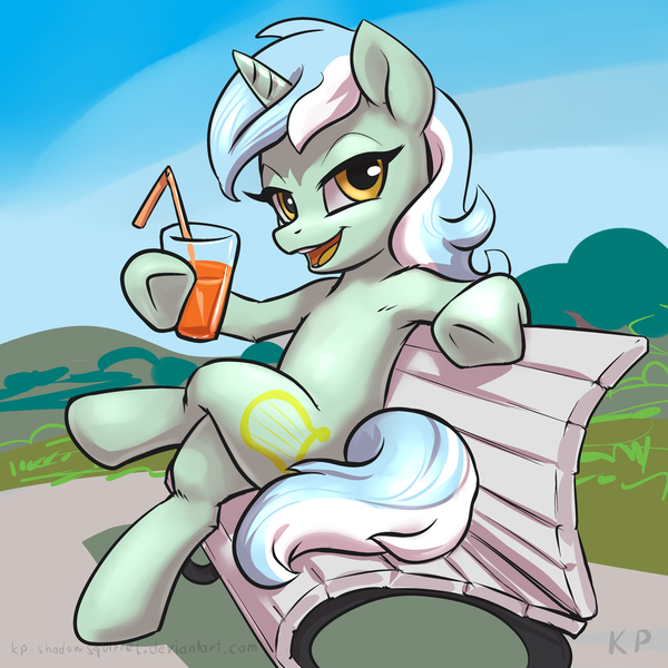 Lyra sitting My Little Pony, Lyra Heartstrings, , Kp-shadowsquirrel