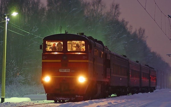 This photo caused a storm of emotions... - The photo, A train, Winter, Nostalgia, beauty