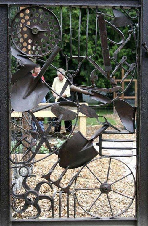 Country gates. - , Creation, Dacha, Longpost, Gate