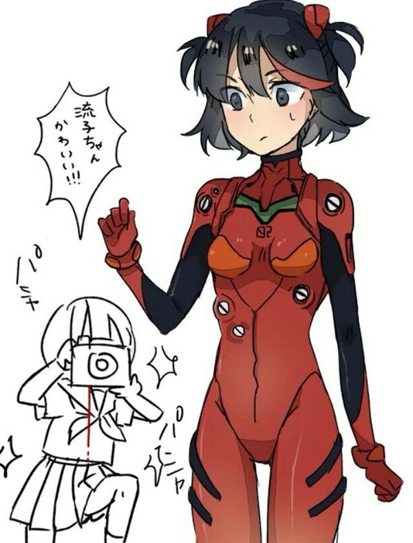 Anime crossover , , Kill la Kill, Evangelion, Matoi Ryuuko