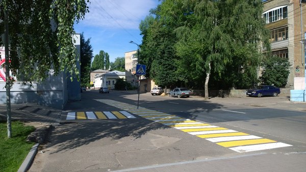 Pedestrian crossing in Voronezh - Voronezh, Transition, Logics