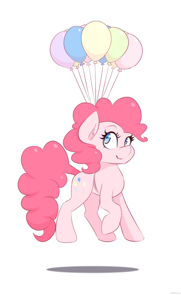 Ponk Balloon My Little Pony, Ponyart, Pinkie Pie