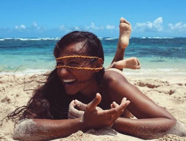Rava Ray - stingray queen - NSFW, The photo, French Polynesia, Tahiti, Ocean, Marine life, Model, Stingray, Instagaramm, Longpost