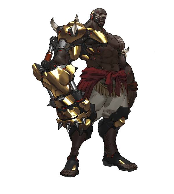 Doomfist. Арт. - Overwatch, Blizzard, Doomfist, Игры, Длиннопост