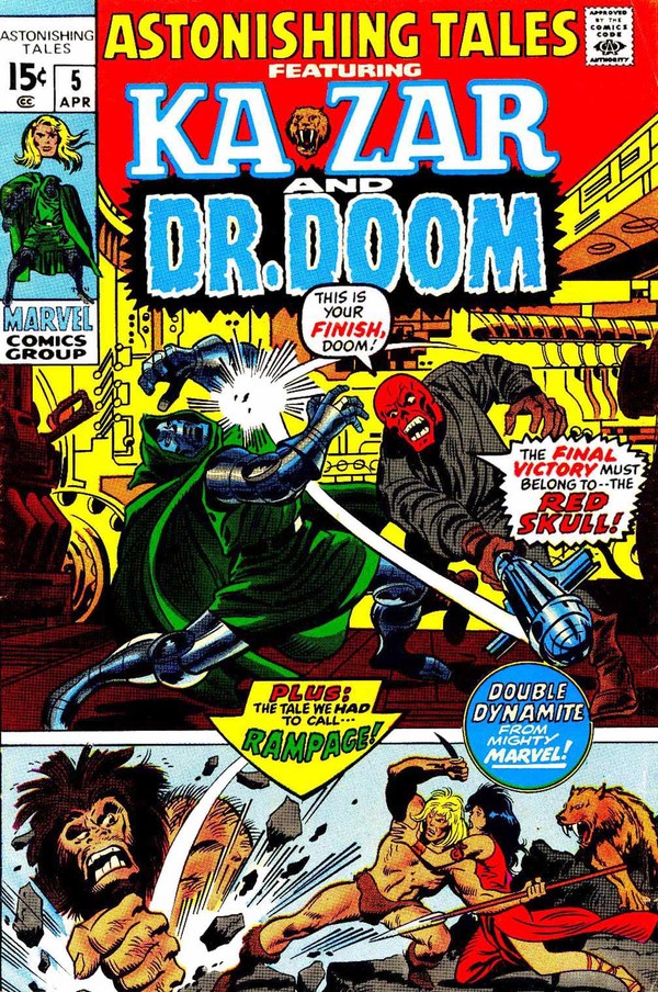 Introducing Comics: Astonishing Tales #5 - My, Superheroes, Supervillains, Marvel, Doctor Doom, Red Skull, Comics-Canon, Longpost