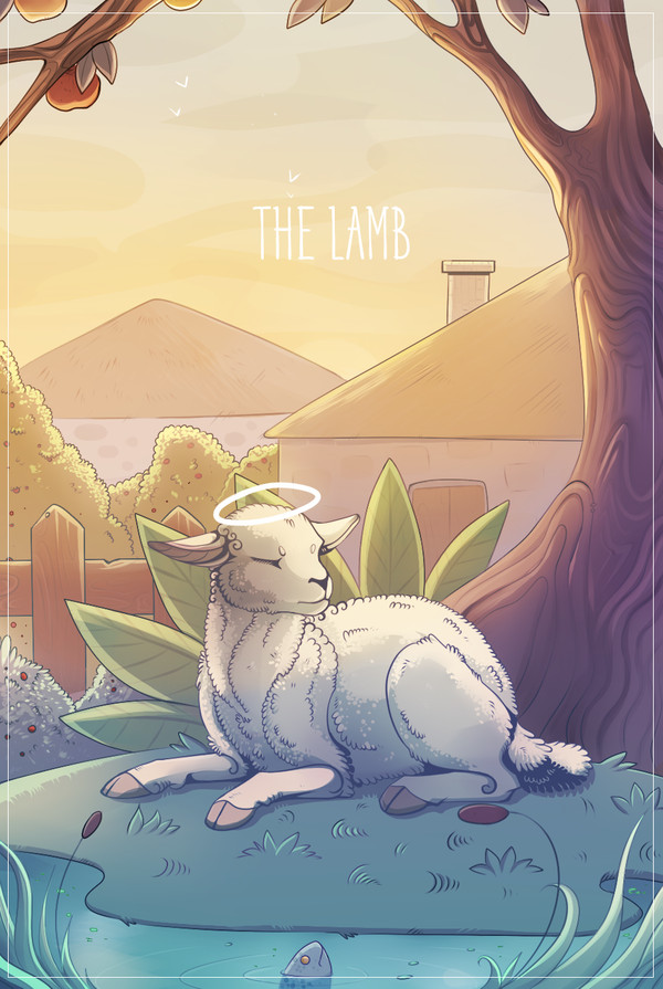 Lamb - My, Illustrations, William Blake, Lamb