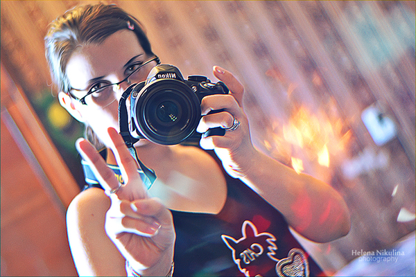 Just me). July 7, 2017. - My, The photo, Selfie, Nikon d3100, Self-portrait, Elena Nikulina