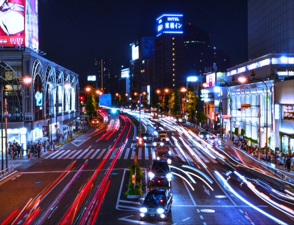 Evening time - My, Tokyo, Japan, Evening, Excerpt, Car theft