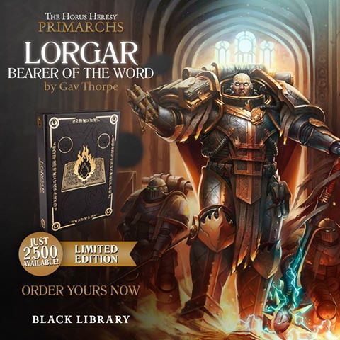 Black Library launches small PR campaign for new book Lorgar: Bearer of the Word - Warhammer 30k, Warhammer, Word bearers, Black library, Wh News, Longpost