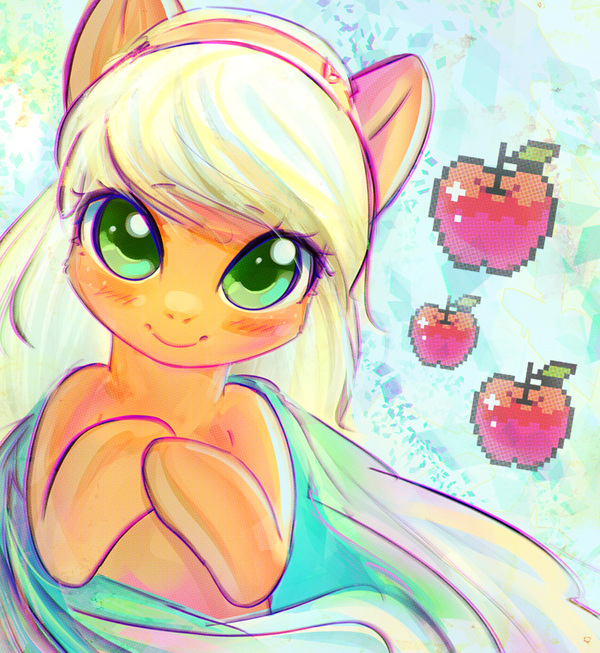 Hallucinations - My Little Pony, PonyArt, Applejack, Mirroredsea