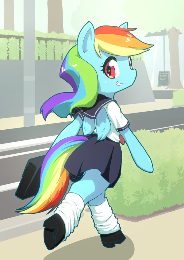 Schoolgirl Dash My Little Pony, Rainbow Dash, 