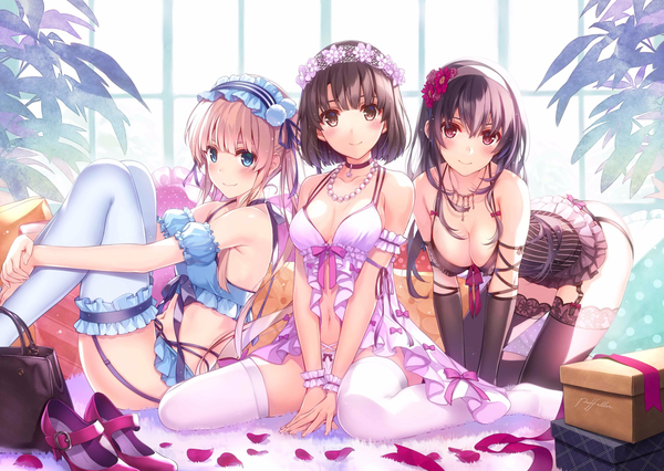 SaeKano - постер BD-релиза - NSFW, Аниме, Anime Art, Постер, Saenai heroine no sodatekata, Saekano