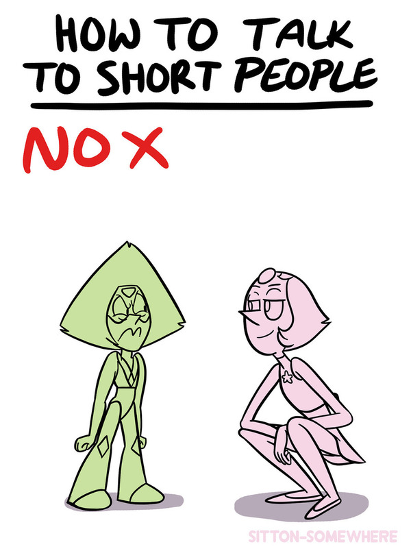      . Steven Universe, Pearl, Peridot, How To Talk To Short People, 