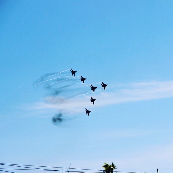 Swifts flock outside the window))) - My, My, MiG-29, The sun, Morning, 