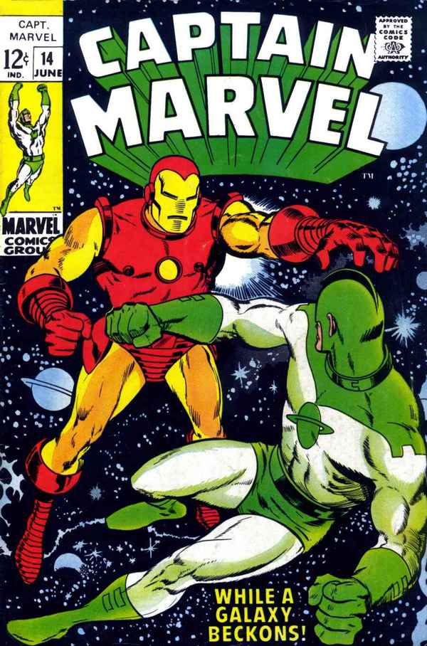Comic Introduction: Captain Marvel #14 - My, Superheroes, Marvel, Captain, iron Man, Comics-Canon, Longpost