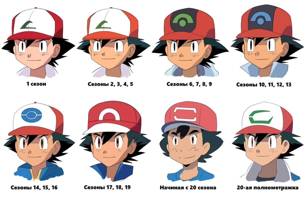 How the main character of the Pokemon anime, Ash Ketchum, has changed over the years: - Pokemon, Anime, Timeline, , Ash Ketchum