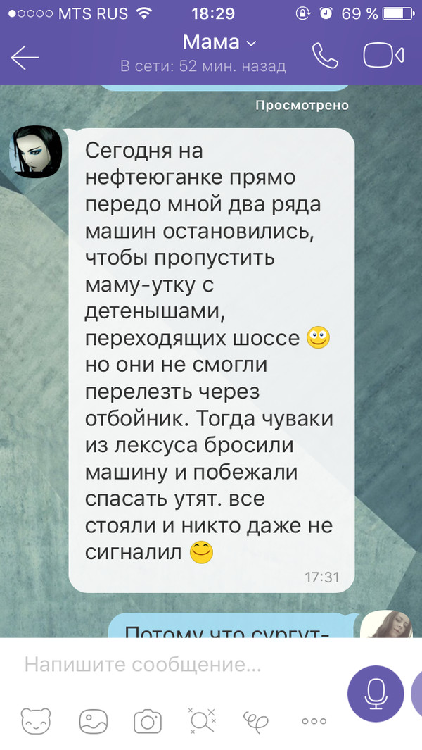 It must have been cute.) - My, Duck, Surgut, Kindness