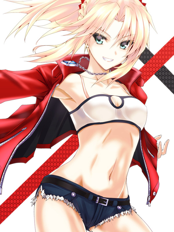 Saber of Red Anime Art, , Mordred, Fate