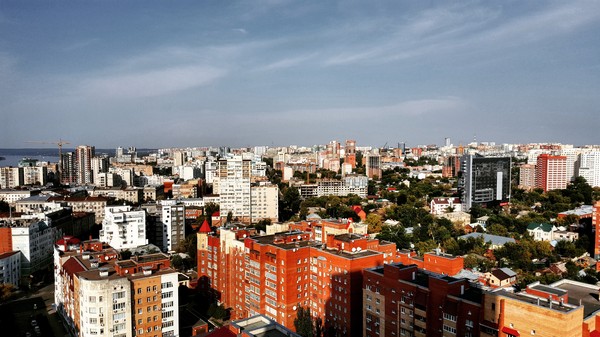 The beauty of Samara from the 24th floor - My, Samara, Town, Height, Tolyatti