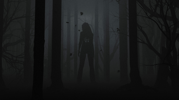 fearless forest - My, 3D graphics, Fantasy, Horror, Horror, Forest, Storybook, Illustrations, My