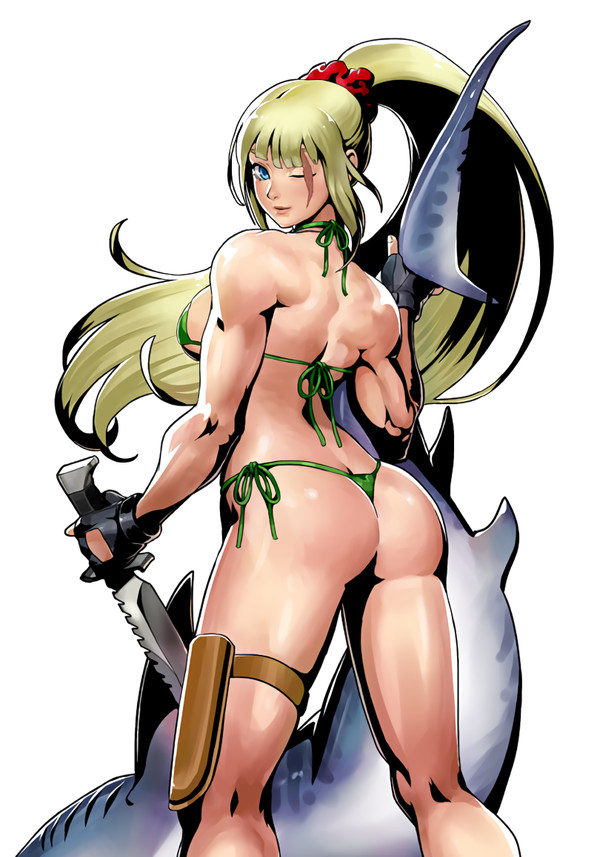 Everlasting Summer Dragunov - NSFW, Metal slug, Metal slug attack, Арт, Крепкая девушка, Спортивные девушки, Бикини, Dragunov