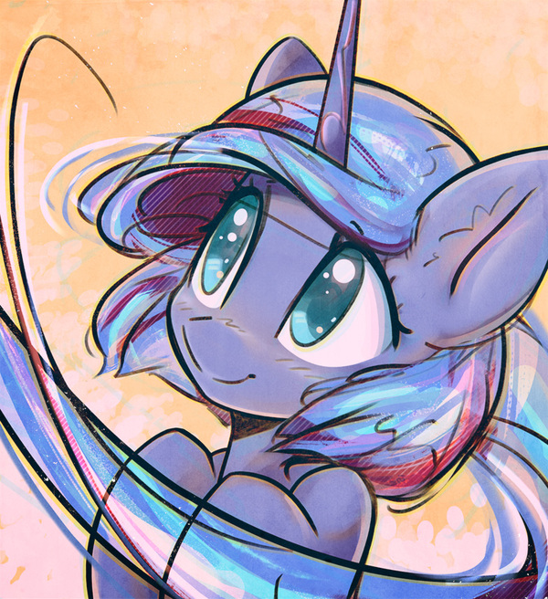 Luna - My Little Pony, PonyArt, Princess Luna, Mirroredsea