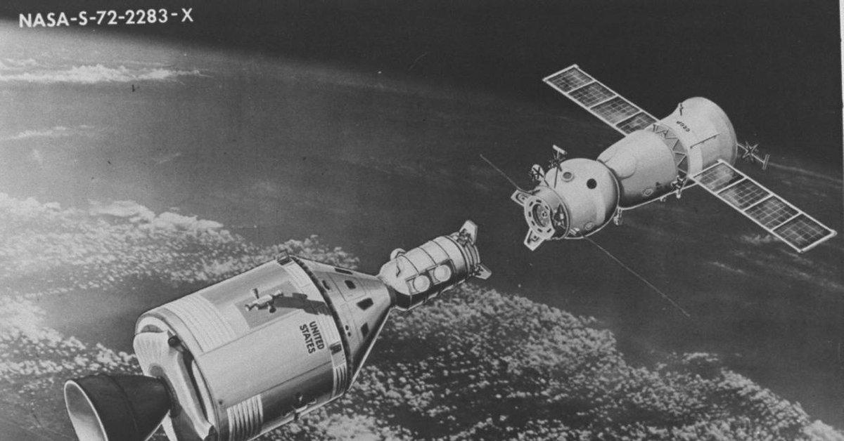 Научный прогресс 20 века. Орбитальная станция Союз Аполлон. Союз-Аполлон ракета.