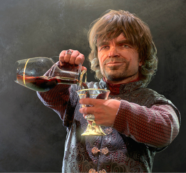 For the new season! - 3D, Fantasy, Game of Thrones, Characters (edit), Wine, Tyrion Lannister, Art