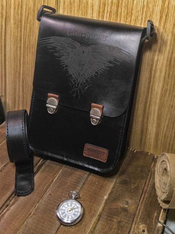 Men's tablet bag. Design - Game of Thrones - My, Leather products, Leather craft, Needlework without process, Handmade, Game of Thrones, Longpost