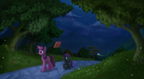 A new story is beginning... - My little pony, Twilight sparkle, Nyx, Фанфик