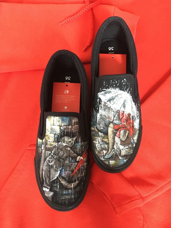 Hand painted - My, Painting, Shoe painting